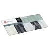 Portronics Comfipad 2 Extended Mouse Pad with Windows Shortcuts Design, Non-Slip Base, Stitched Edges, High-Precision Smooth Surface, Water Resistant Keyboard Pad for Gaming, Office & Home (Grey)