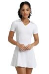 Forever 21 Women’s Cotton Blend Modern Mini Dress (FWS24CDRF014801_White