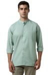 Van Heusen Men’s Regular Fit Shirt (VHSFFCUBE90249_Green
