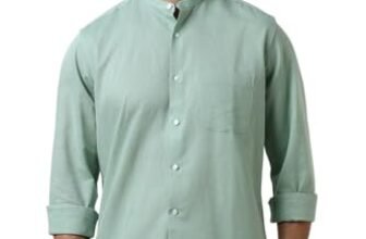 Van Heusen Men’s Regular Fit Shirt (VHSFFCUBE90249_Green