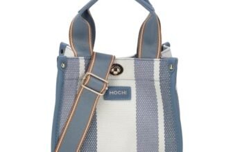 Mochi Stylish Premium Blue Sling with Applique branding and Lock Closure Closure, Premium Branded lining, Perfect for Casual Use(66-520)