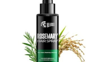 Beardo Rosemary Hair Spray with Redensyl & Rice Water | Activates Natural Hair Growth, Reduces Hair Fall & Breakage | Strengthens Roots | Non-Sticky Daily Hair Tonic for Men- 100ml