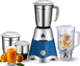 Athots Star 750 W Mixer Grinder(750 W Mixer Grinder With Poly Jar ( Juicer Mixer Grinder ) | 4 Jars | With Blue And White Colors, With Poly Jar For Juice ) ( Mixer Grinder ,)