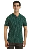 Allen Solly Mens Regular T Shirt Green