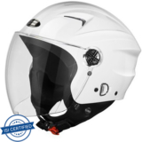 STUDDS Ray Super Motorbike Helmet(White)