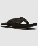 HUSH PUPPIES Men Flip Flops(Black , 7)