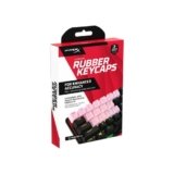 HyperX Rubber Keycaps – Gaming Accessory Kit, 19 Keys, English (US) Layout, Pink – 519U0AA#ABA