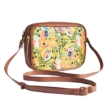 TEAL BY CHUMBAK Women’s Sling Bag, Printed Canvas Crossbody Bag with PU Accents, Lightweight and Stylish Shoulder Bag with Zipper Closure for College, Office, Travel and Daily Use