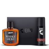 Beardo Whisky Smoke Perfume for Men Giftset |Eau De Parfum 100ml + Body Spray for men 120ml | Spicy, Woody – Oudh | Long Lasting Mens Perfume | Date night fragrance | Rakhi Gift for Brother | Gift for boyfriend | Gift for Men