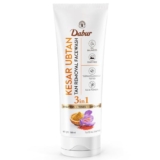 DABUR Kesar Ubtan Face Wash-100ml | Enriched with Natural Turmeric, Niacinamide & Saffron to Brighten, Tone and gently Exfoliate Skin | For Removing Tan, Dark Spots, Dirt & Impurities