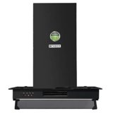 Faber 3in1 Chimney with Air purifier & Fan,60 cm,1095 m³/hr (Aerostation Glamour Pro 3D BK FT 60,Baffle Filter,Black), Free 1 Year Extended warranty