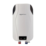 Amazon Basics 3L Instant Water Heater | 3KW | Geyser with PP Body & SS Tank | Corded Electric | Rust Proof | 4 Level Safety | White