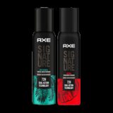 AXE Signature Mysterious and Intense Deodorant No Gas Body Perfume Body Spray  –  For Men(400 ml, Pack of 2)