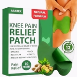 ARABEX Herbal Knee Pain Relief Patches,Inflammation Patch Sticker | Instant Relief from Pain | glucocare Joint Pain Relief Products Natural Wormwood Extract Patch (1 pack- 10 patches)