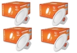 Halonix Kornet 5.5-Watt LED Downlighter (Pack of 4, Cool Day Light)