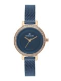 Daniel Klein Analogue Women’s Watch (Blue Dial Blue Colored Strap)