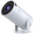 Ant Esports View 515 Plus Smart Android Projector | Full HD Support with 4K Decoding | 4000 Lumens Brightness | Dual-Band WiFi | 150” Screen | HDMI/USB | Built-in Speaker – White