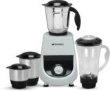 Sansui Plus 500 W Juicer Mixer Grinder(Allure | 4 Jars | Black, Grey)
