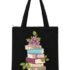 Tote Bag for women | Tote bag for college girls | Handbags Latest | Black Canvas Tote Bag with Floral Print
