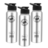 Pigeon Hydra Stainless Steel Drinking Water Bottle Flipper Cap