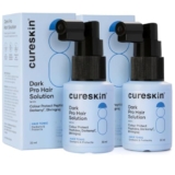 Cureskin Anti Grey Hair Serum | Reverses & Limits Hair Greying | Dark Pro Hair Solution Natural Hair Darkener, 30 ml (Pack of 2)