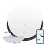 Tapo Tp-Link Rv10 2-In-1 Robotic Cleaner & Mop, 4-Level 2000Pa Suction, 3 Hours Runtime Google Assistant & Alexa Compatible | Auto-Charging | Auto-Boost | 3-Hour Continuous Cleaning | Hub Included