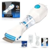 Punzone Electrical Head Lice Removal Comb | Chemical-Free Electric Lice & Nits Capture Comb with Vacuum Suction, Egg Remover Machine for Safe and Painless Hair Cleaning (Pack of 2)