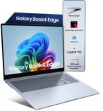 Samsung Galaxy Book4 Edge Series Copilot AI-PC Full Metal Chasis Snapdragon X – (16 GB/512 GB SSD/Windows 11 Home) NP750XQB-KA1IN Thin and Light Laptop(15.6 Inch, Sapphire Blue, 1.55 Kg, With MS Office)