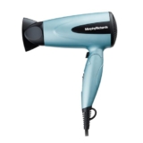 Morphy Richards Idazzle Hd121Dc 1200W Hair Dryer|2-Speed 2-Heat Setting|Hair Dryer With Detachable Concentrator| Foldable Handle Dryer|2 Yr Warranty|1200 Watt|Aqua Blue & Black|Gift For Him And Her