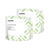 Amazon Brand – Solimo Liquid Handwash, Refill Pouch | Neem & Aloe | 3 Litre | 1500 Ml X 2 | Fights Germs | Ph-Balanced Formula | No Added Triclosan & Parabens