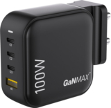 Ambrane 100 W GaN 5 A Wall Charger for Mobile(Black)