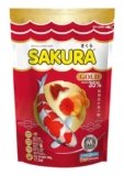 Sakura Goldfish Food | 250 g, Medium 4mm Pellets | Colour & Immunity Enhancing | Astaxanthin, Krill & Vitamin Complex Formula