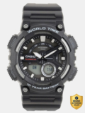 CASIO AEQ-110W-1AVDF Youth Combination ( AEQ-110W-1AVDF ) Analog-Digital Watch  – For Men