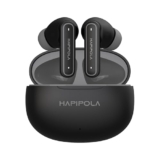 Hapipola (Anc Killer Pro True Wireless Stereo Earbuds, Active Noise Cancellation, 40+ Hours Playtime, Touch Controls, 10Mm Drivers, Bluetooth 5.3, Type-C, Sweat Proof (Grey)
