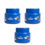 Vetoni Coconut Oil With Vitamin E, 100% Natural Cold Pressed, Multipurpose Hair and Skin Care, Blue Container, 100ml Pack of 3
