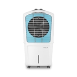 Havells Kace 95L Desert Air Cooler For Home | Powerful Air Delivery | High Density Honeycomb Pads | Ice Chill Drip Technology, Ice Chamber | Bacteria Shield | Heavy Duty (White/Blue)