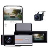 Hiffin Roadcam X2 Dual Channel Recording Front 4K + Rear 1080P Dashcam With 1.47″ Screen, Super Night Vision & Wifi, G-Sensor, Loop Recording, Parking Monitor. Ideal For Safety & Security