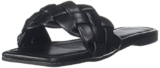 Van Heusen Womens Flatform Sandal, Black, 4 Uk