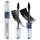 MARS Double Trouble 2-in-1 Mascara (14 ml) | Maximum Volume & Extended Length | Upto 18 Hours | Intense Jet Black | Long Lasting, Clump Free Mascara | Waterproof and Smudge-Proof