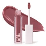 Just Herbs Ayurvedic Creamy Matte Long Lasting Liquid Lipstick, Lightweight & Hydrating Lip Colour with Liquorice & Sweet Almond Oil (Rosewood pink), 1.8 ml
