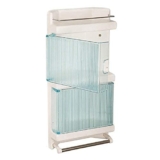 Morris King Corner Cabinet Shelf – White Bathroom Corner Shelf Corner Shelf for Bathroom Bathroom Corner Rack Bathroom Corner Cabinet