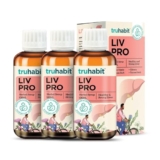 Truhabit Livpro Liver & Digestive Wellness Supplement 100ml | Herbal Liquid for Metabolism & Daily Liver Support | Pack of 3