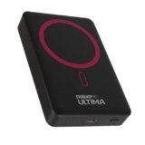 Eveready Ultima MagSafe Compatible Wireless Power Bank PB32, 10,000mAh, 15W Wireless & 22W Wired Fast Charging, Strong Magnetic Attachment, Compatible with iPhone 12 & Above, Android & Qi Devices