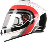 TVS Racing Phantom Series Motorbike Helmet(White)