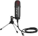 Gamma Audio Ga-Yr06 Shielded Cable Condenser Microphone With Tripod Stand,Usb Cable,Sponge