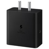 Samsung Original 60W Power Adapter (Black), GaN Fast Charging, USB Power Delivery 3.1, Universal Compatibility (Without Cable)