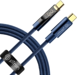 Ptron Usb Type C Cable 6 A 1 M Unbreakable Nylon Braided Pace(Compatible With Support, Super Vooc, Dash, Warp, Qc3.0|2.0 & Fast Charging, Blue, One Cable)