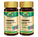 Zandu Punarnava Capsules, With Goodness Of Natural Punarnava Extract Known For Good Gut Health & For Healthy Appetite, Helps For Heart And Urinary Health – (Pack Of 60 Veg Capsules X 2)