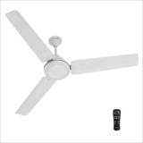 Polycab Airika BLDC 100% CopperHigh Air Delivery with 2 Year Warranty BLDC Motor with Remote 1200 mm Ceiling Fan(5 Star | White | Pack of 1)