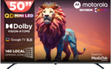 MOTOROLA 127 cm (50 inch) Ultra HD (4K) Mini LED Smart Google TV with Edition with Dolby Vision & Dolby Atmos(50UHDGMMWKRQ)